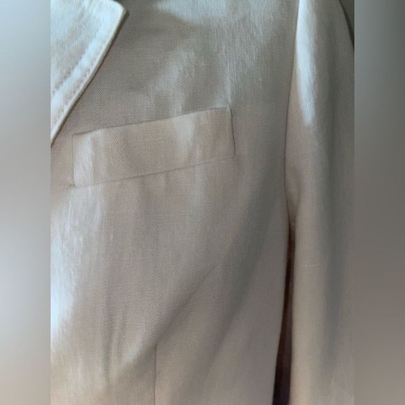 J. Crew Schoolboy 100% Linen Blazer Size 6 - Picture 8 of 12